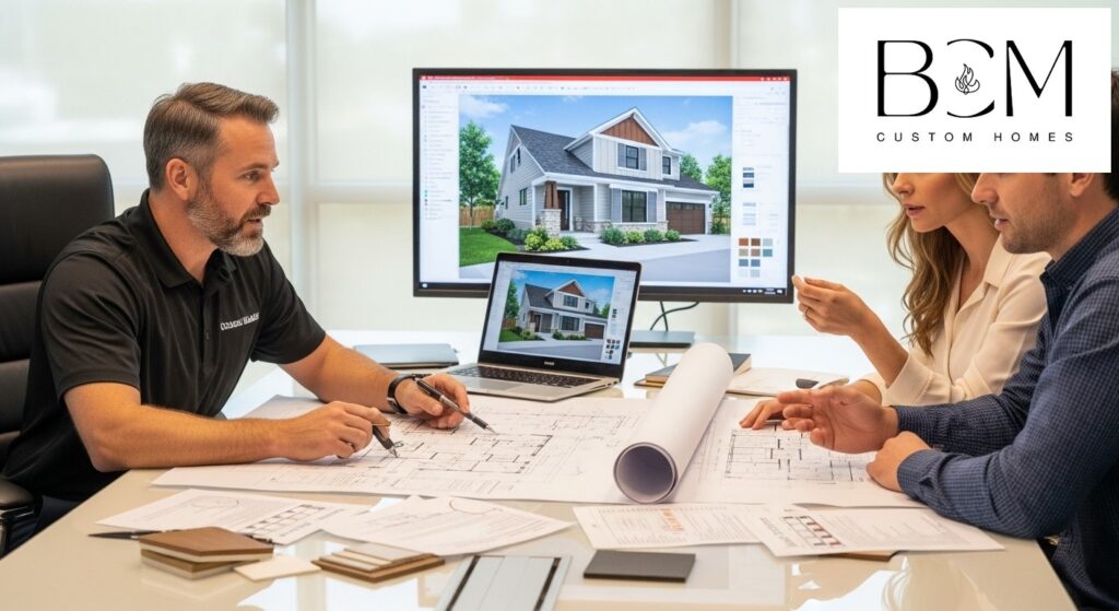Custom home builder and homeowners